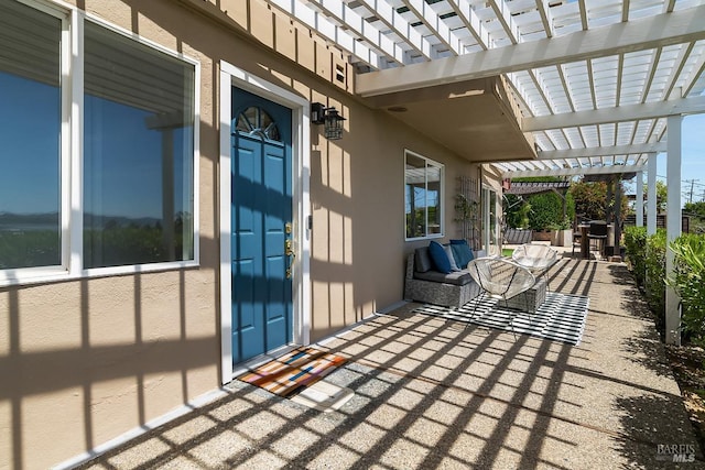 15 Junipero Serra Ave, San Rafael, CA 94901 - view of patio / terrace with a pergola