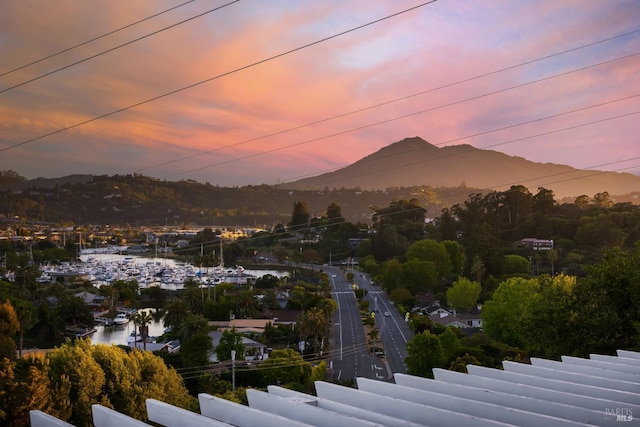 15 Junipero Serra Ave, San Rafael, CA 94901 - water view featuring mountains