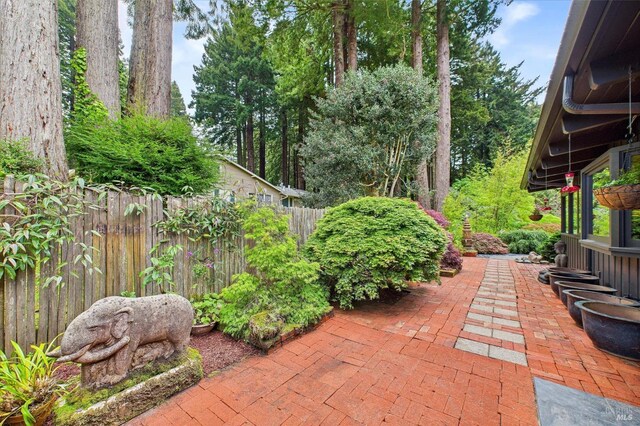 2300 S St, Eureka, CA 95501 - view of patio / terrace with fence
