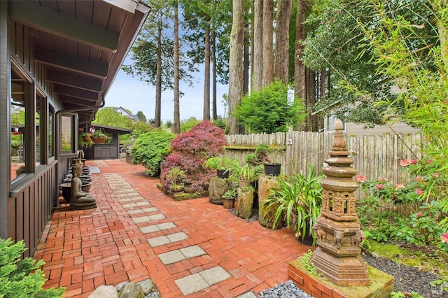 2300 S St, Eureka, CA 95501 - view of patio featuring fence