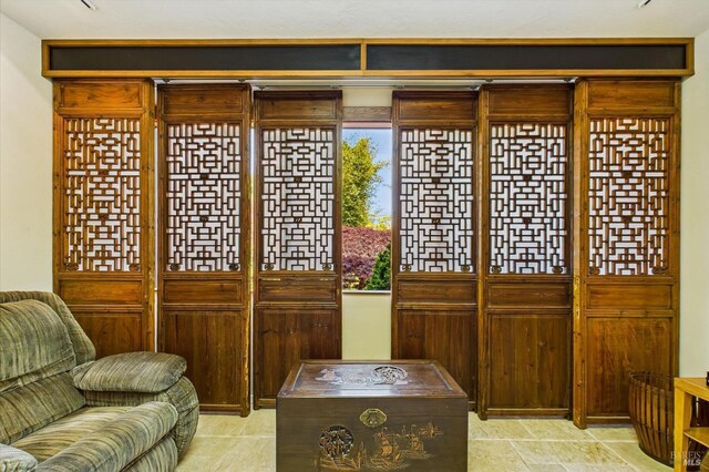 2300 S St, Eureka, CA 95501 - wine area with stone finish flooring
