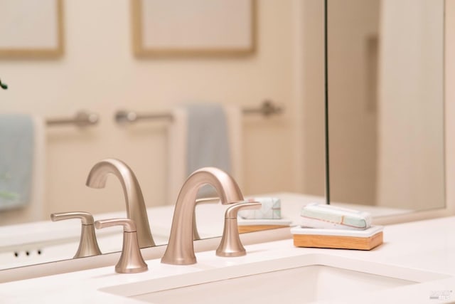 bathroom view of a sink
