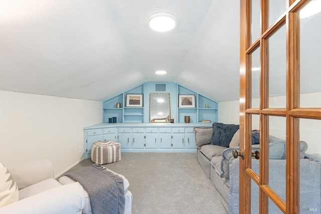 3180 Vichy Ave, Napa, CA 94558 - bedroom featuring vaulted ceiling and light colored carpet