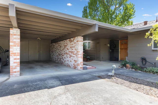 408 White Oak Dr, Santa Rosa, CA 95409 - view of parking / parking lot featuring an attached carport and driveway