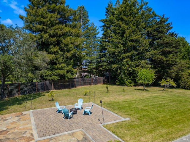 7301 Baker Ln, Sebastopol, CA 95472 - view of yard featuring a patio