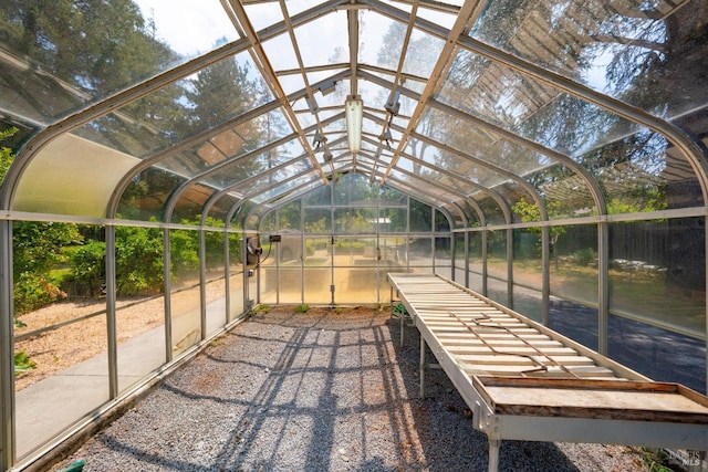 7301 Baker Ln, Sebastopol, CA 95472 - unfurnished sunroom with vaulted ceiling