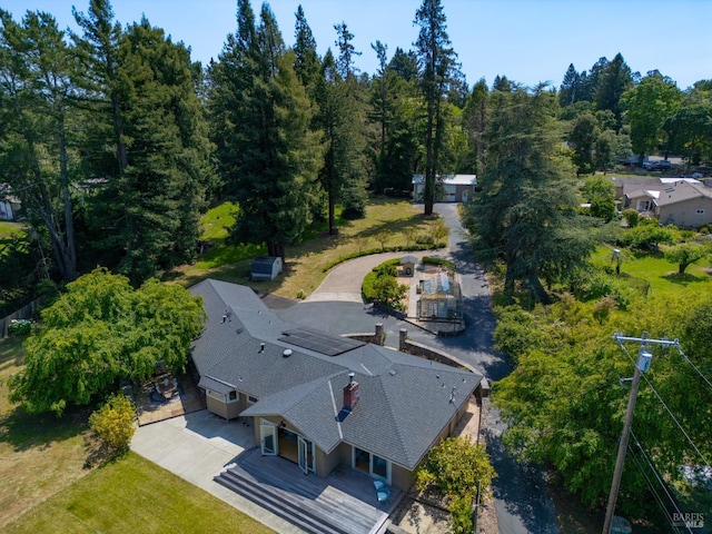 7301 Baker Ln, Sebastopol, CA 95472 - view from above of property