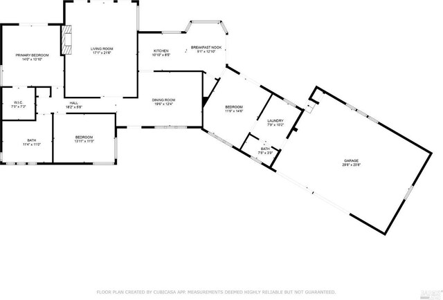7301 Baker Ln, Sebastopol, CA 95472 - home floor plan