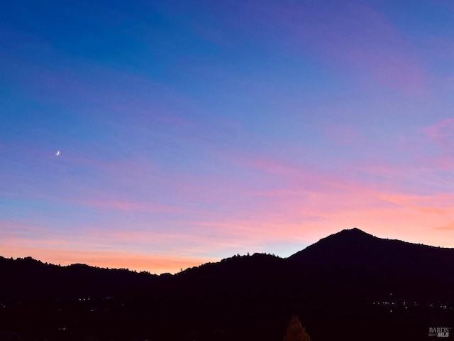 view of mountain background