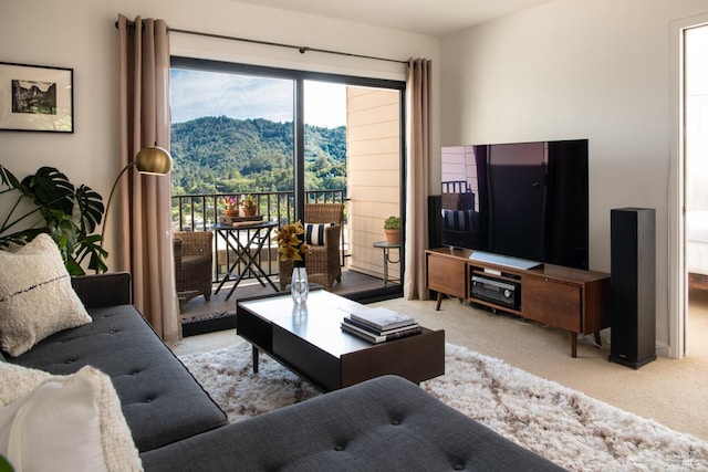 713 Via Casitas, Greenbrae, CA 94904 - living room featuring carpet floors