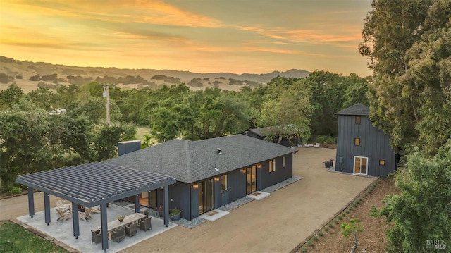 1575 Felder Rd, Sonoma, CA 95476 - back of house featuring a patio and roof with shingles