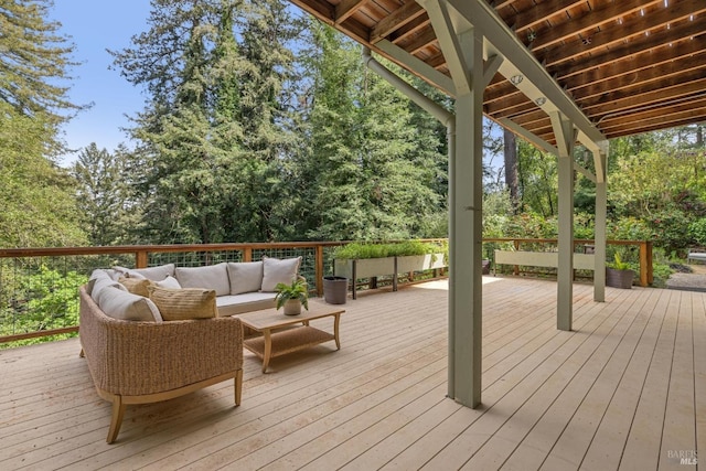 16 Ivy Ln, Woodacre, CA 94973 - deck featuring outdoor lounge area