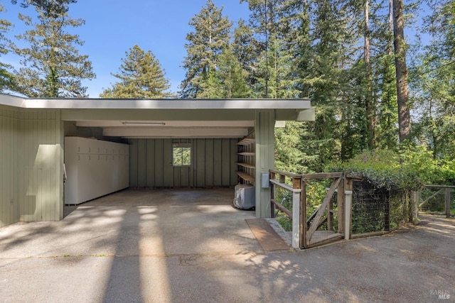 16 Ivy Ln, Woodacre, CA 94973 - view of car parking featuring a carport