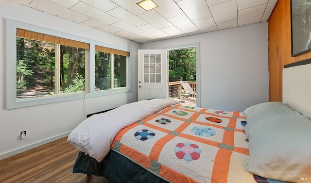 10 Wildwood Ln, Cazadero, CA 95421 - bedroom with wood finished floors and baseboards