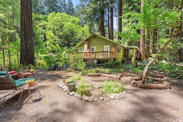 10 Wildwood Ln, Cazadero, CA 95421 - view of yard with a deck and a patio area