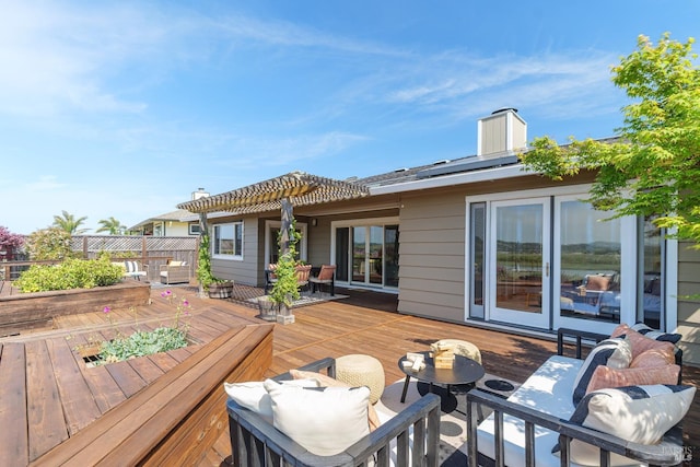 199 Golden Hind Psge, Corte Madera, CA 94925 - wooden terrace featuring outdoor dining space