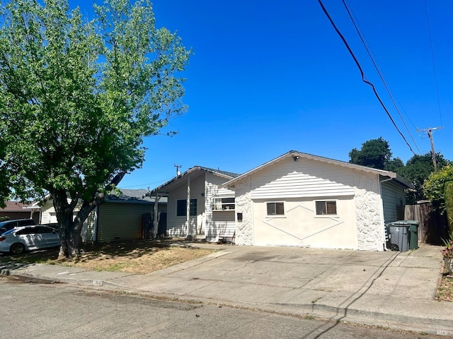 view of ranch-style home