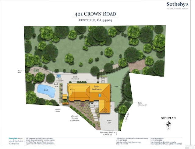 421 Crown Rd, Kentfield, CA 94904 - map / location
