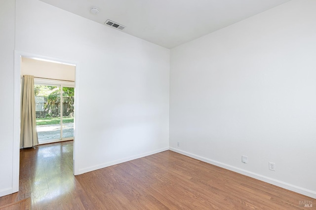 2095 W Pueblo Ave Unit A, Napa, CA 94558 - spare room featuring wood finished floors, baseboards, and a smoke detector