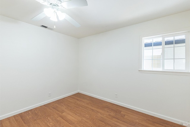 2095 W Pueblo Ave Unit A, Napa, CA 94558 - spare room with wood finished floors, baseboards, and ceiling fan
