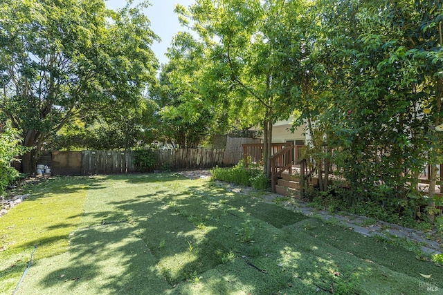 2095 W Pueblo Ave Unit A, Napa, CA 94558 - view of yard with a deck