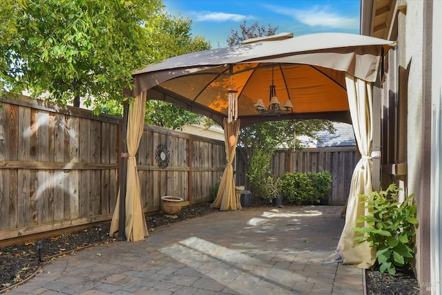 566 Chaparral Loop, Vacaville, CA 95688 - view of patio with a gazebo and a fenced backyard