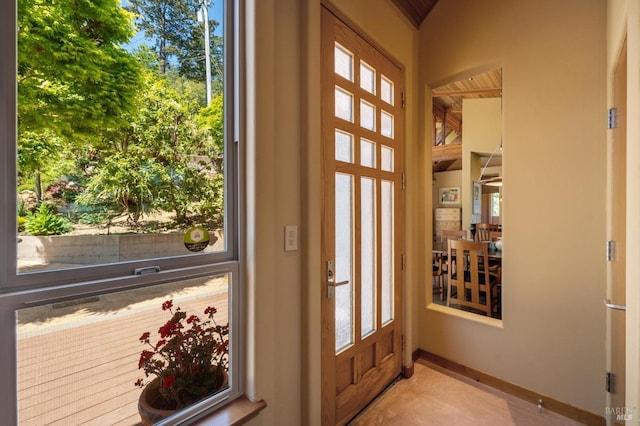 1 Dover Rd, Inverness, CA 94937 - entryway featuring healthy amount of natural light