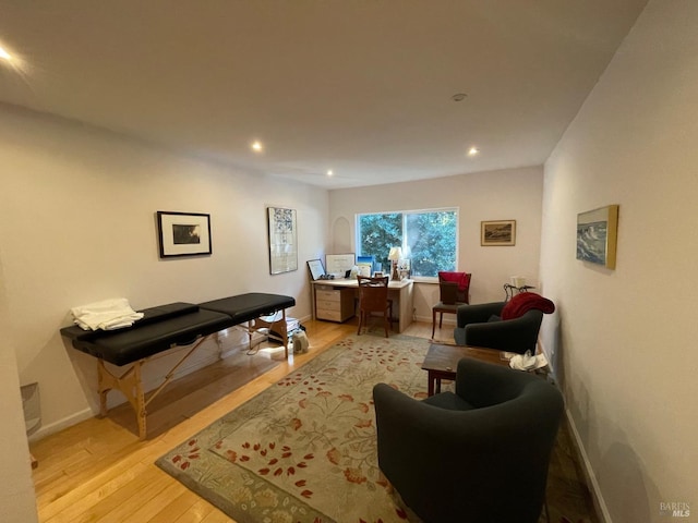 10 Millwood St, Mill Valley, CA 94941 - office space featuring light wood-type flooring, recessed lighting, and baseboards