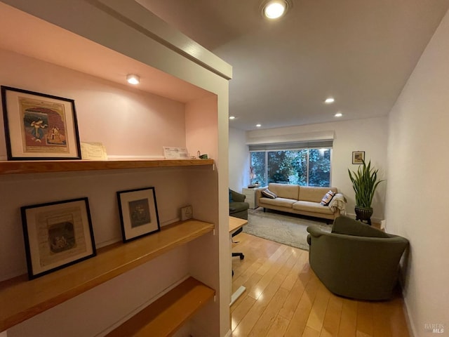 10 Millwood St, Mill Valley, CA 94941 - hallway featuring light wood-style floors and recessed lighting