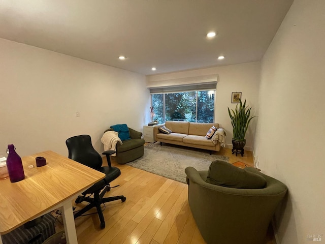 10 Millwood St, Mill Valley, CA 94941 - office area featuring light wood-style flooring and recessed lighting