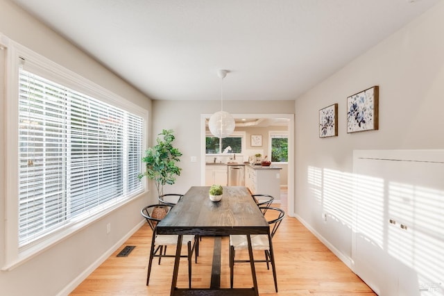 587 El Capitan Dr, Danville, CA 94526 - dining space featuring light wood finished floors and baseboards