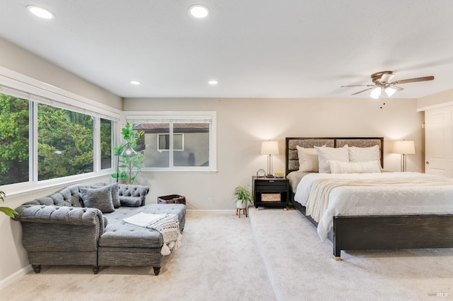 587 El Capitan Dr, Danville, CA 94526 - carpeted bedroom featuring baseboards and recessed lighting