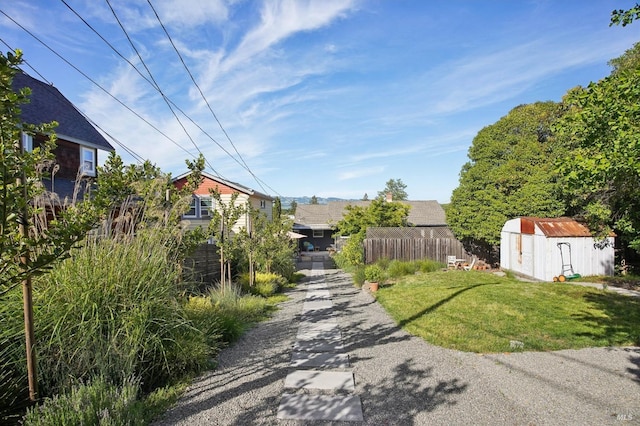view of asphalt road