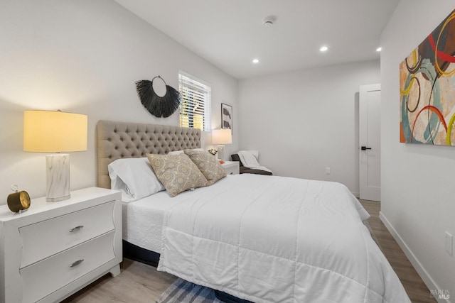 513 Verde Ave, Richmond, CA 94801 - bedroom with wood finished floors, recessed lighting, and baseboards