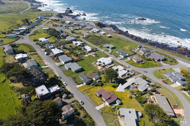 4981 Conch Ave, Bodega Bay, CA 94923 - aerial view of property and surrounding area with expansive beach and nearby suburban area