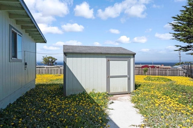 4981 Conch Ave, Bodega Bay, CA 94923 - view of shed featuring fence