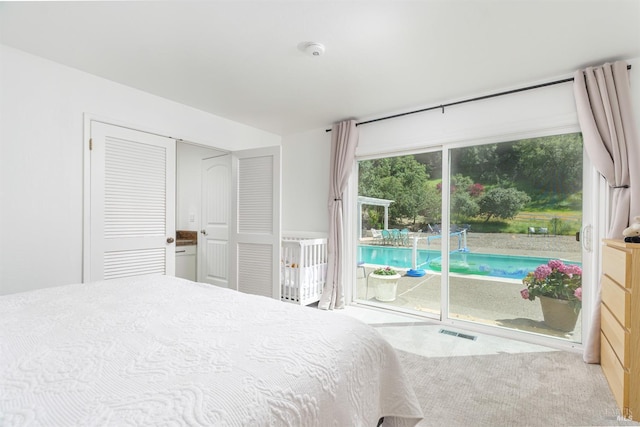 155 H Ln, Novato, CA 94945 - carpeted bedroom featuring access to outside