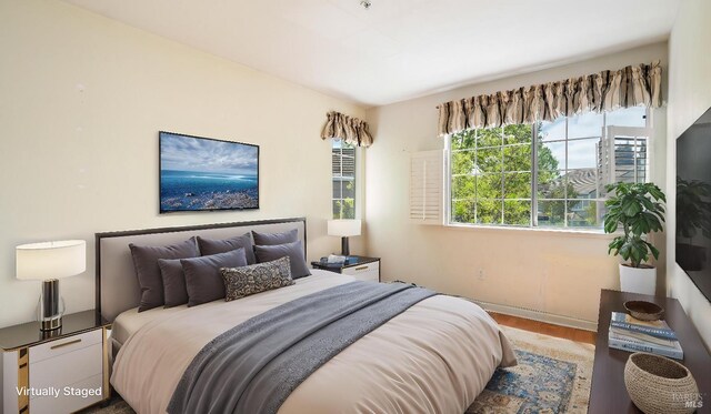 830 Chardonnay Cir, Petaluma, CA 94954 - bedroom with wood finished floors and baseboards
