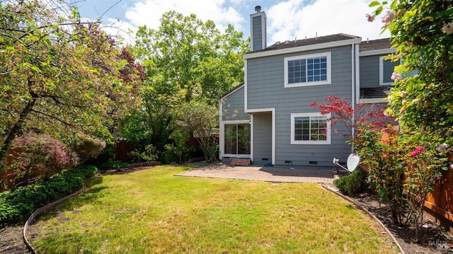 830 Chardonnay Cir, Petaluma, CA 94954 - back of house with a patio area and a chimney