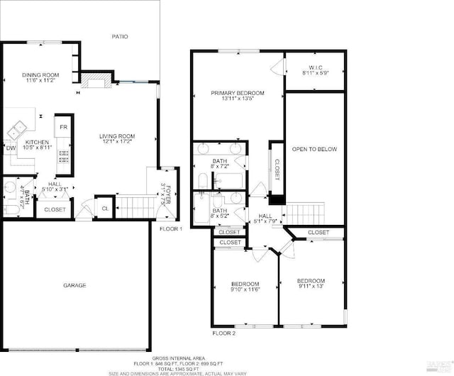 830 Chardonnay Cir, Petaluma, CA 94954 - room layout