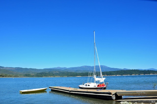 3320 Booth Way, Potter Valley, CA 95469 - dock area with a water and mountain view