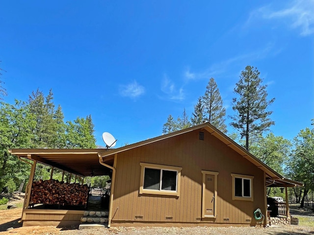 3320 Booth Way, Potter Valley, CA 95469 - view of side of home with crawl space