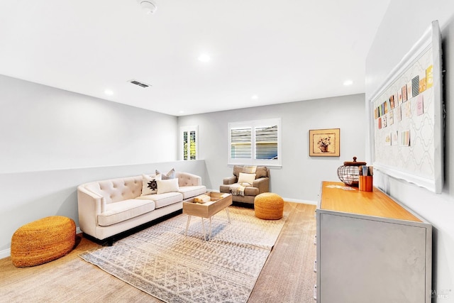 653 Robinson Way, Benicia, CA 94510 - living area with wood finished floors, recessed lighting, and baseboards