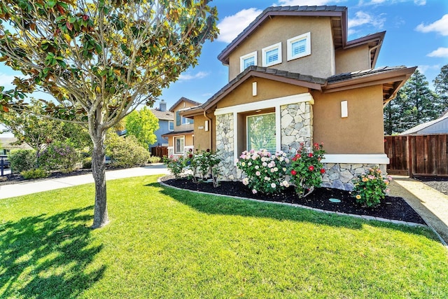 653 Robinson Way, Benicia, CA 94510 - traditional home with stone siding and stucco siding