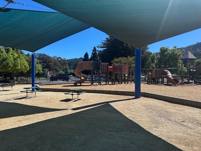 view of communal playground