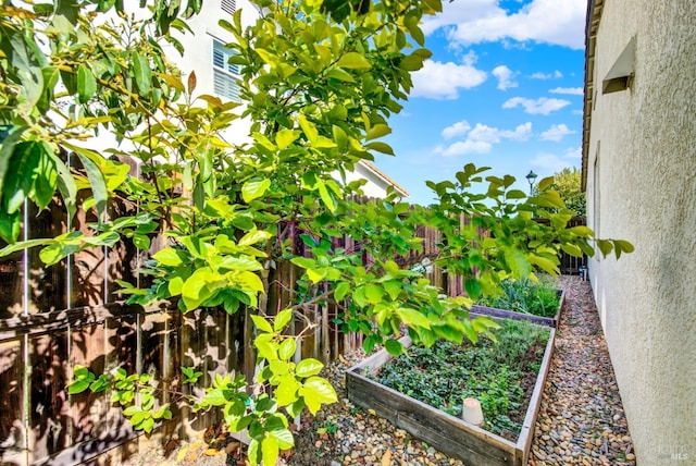 212 Via Del Sol, Vacaville, CA 95687 - view of yard featuring a garden and fence