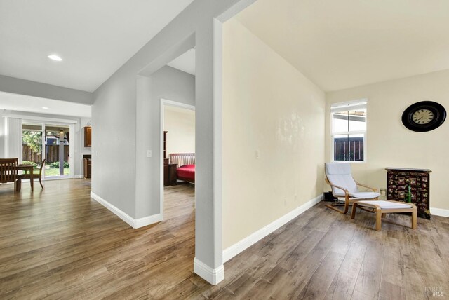 212 Via Del Sol, Vacaville, CA 95687 - sitting room featuring wood finished floors, baseboards, and recessed lighting