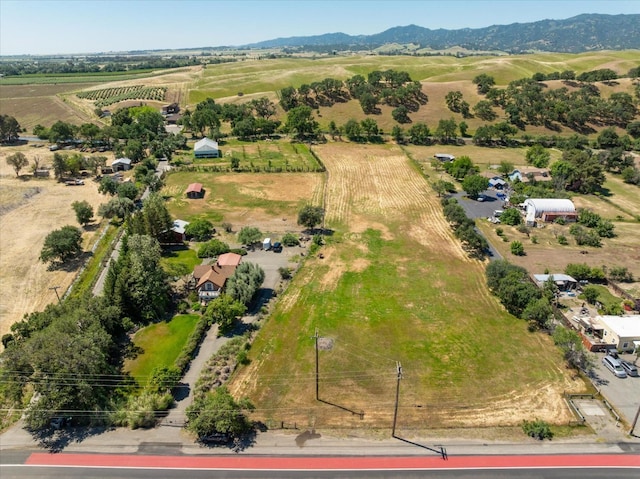 25107 Main St, Capay, CA 95607 - aerial view of sparsely populated area featuring extensive farmland and mountains