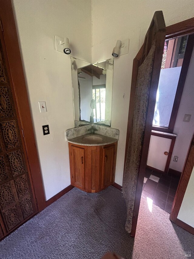 330 Aberdeen Way, Inverness, CA 94937 - bathroom featuring vanity and baseboards