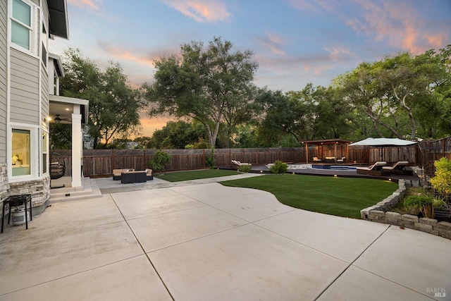 169 Pacific Heights Dr, Santa Rosa, CA 95403 - view of patio / terrace with an outdoor hangout area